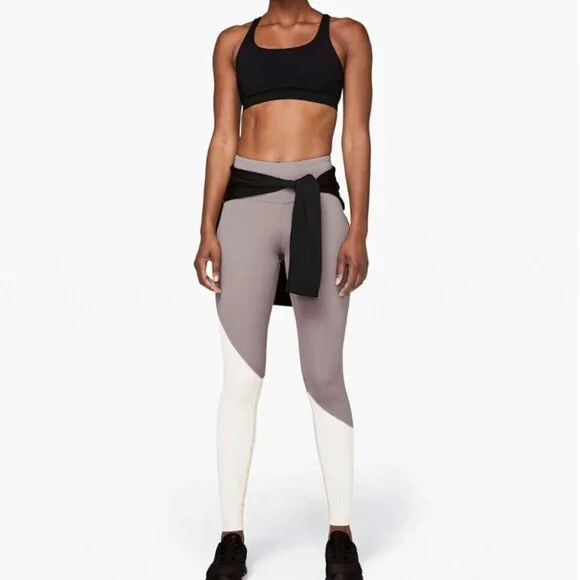 Lululemon Speed Wunder Tight *Asym Half Moon / Light Chrome - Picture 7 of 7